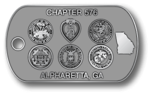 Chapter 576, Order of the Purple Heart Military Pin