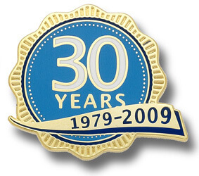 Years of Service Pin Example