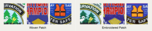 woven and embroidered patch comparison ( woven and printed patches )